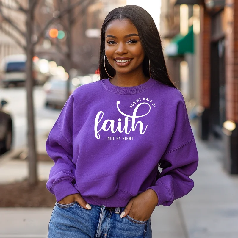 Walk By Faith Crewneck Sweatshirt