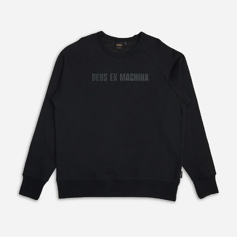 Deus Mens Sled Cordura Crew Sweatshirt - Anthracite