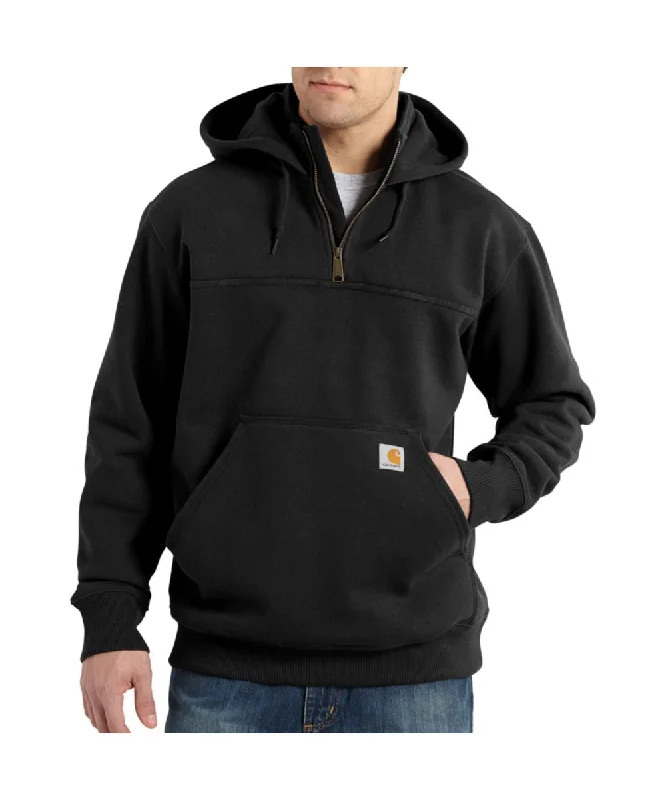 Carhartt Paxton Heavyweight Half-Zip Hooded Sweatshirt - Black