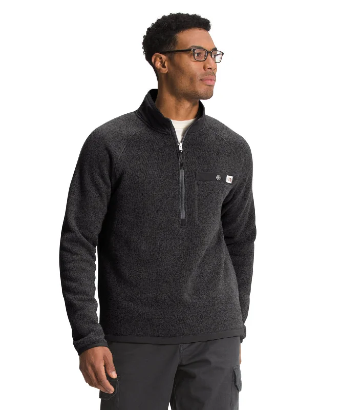 The North Face Men's Gordon Lyons Quarter-Zip - Black Heather