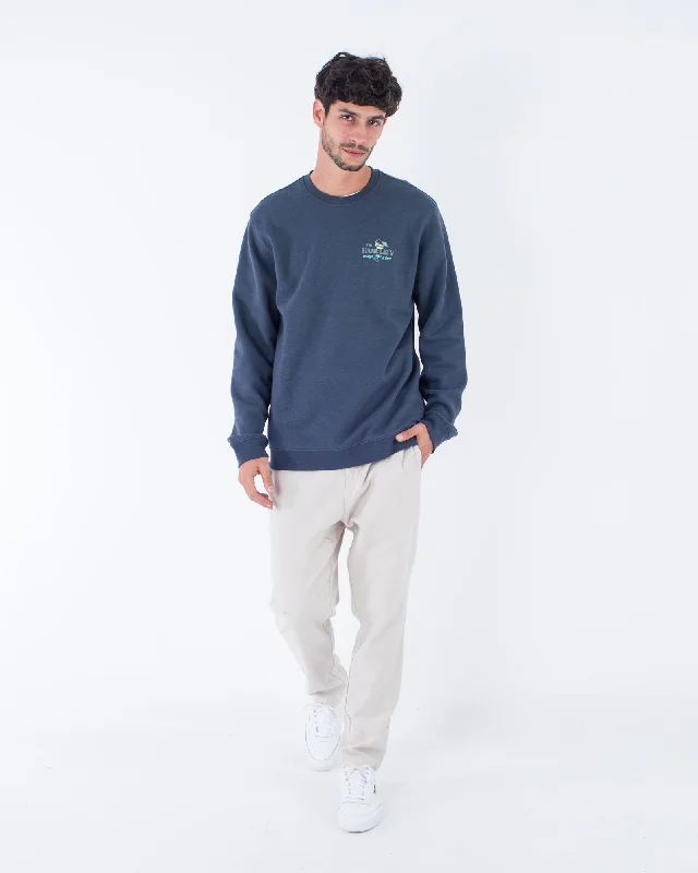 Lounge Slub Crew Sweatshirt in Iron Ore