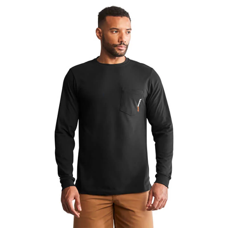 TB0A1HVN -  Timberland Pro Men's Base Plate Blended Long - Sleeve T-Shirt