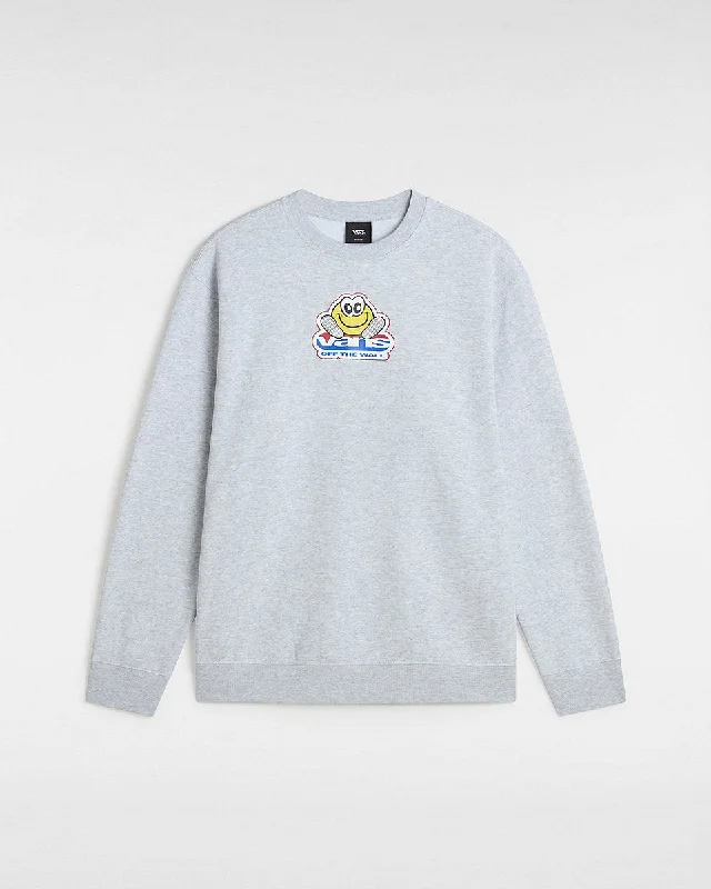 Vans Mens Soles Loose Crew Sweatshirt - Light Grey Heather