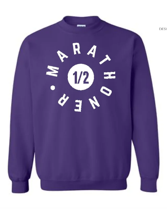 Men's Half Marathoner Crewneck Sweatshirt