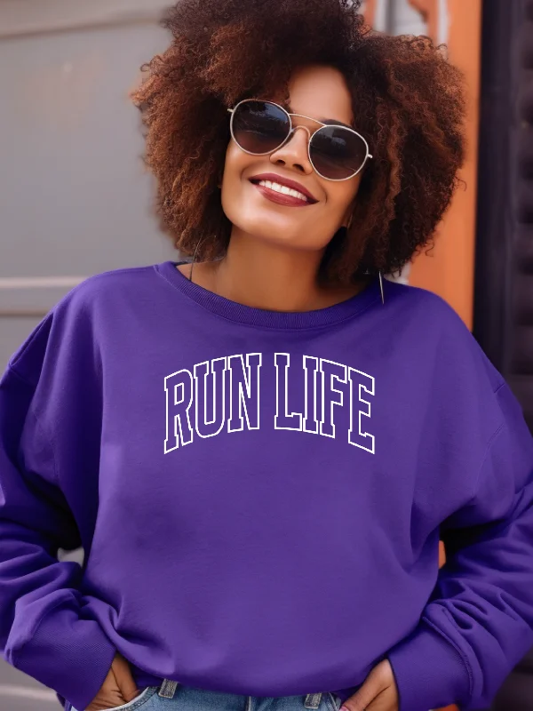 Run Life Crewneck Sweatshirt