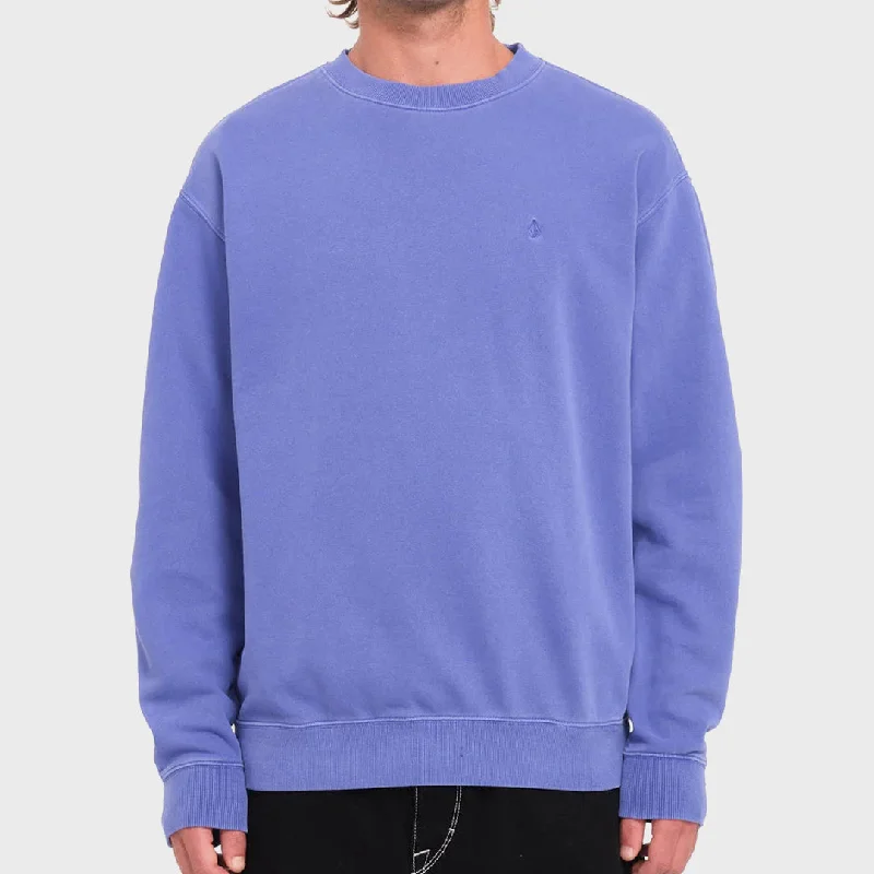 Volcom Mens Single Stone Sweatshirt - Ballpoint Blue