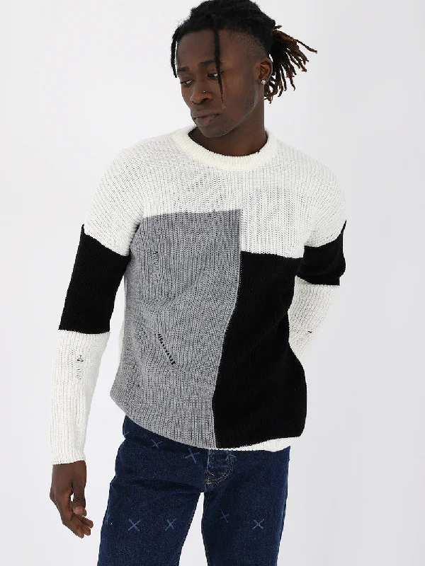 DISTRESSED GENTLEMAN SWEATER | MULTICOLOR