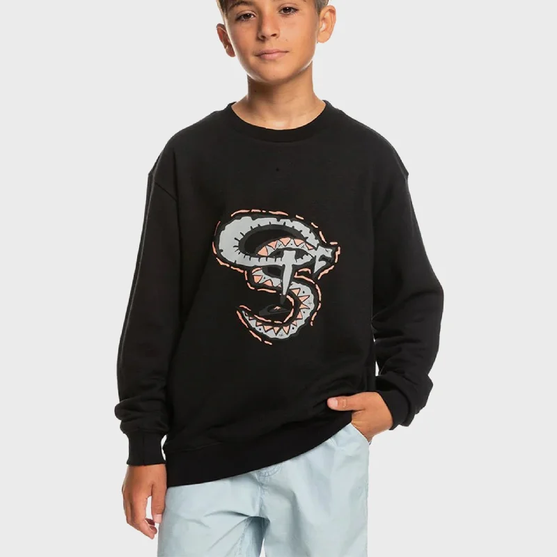 Quiksilver Snackey Gardian Boys Sweatshirt - Black