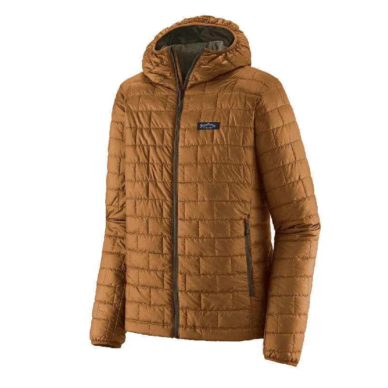 Patagonia Nano Puff Fitz Roy Trout Hoody Shelter Brown