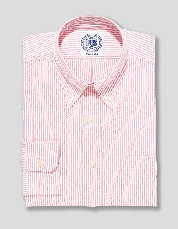 PINK/WHITE OXFORD DRESS SHIRT