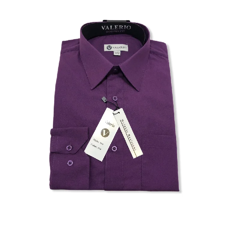 Valerio Purple Dress Shirt (NEW)