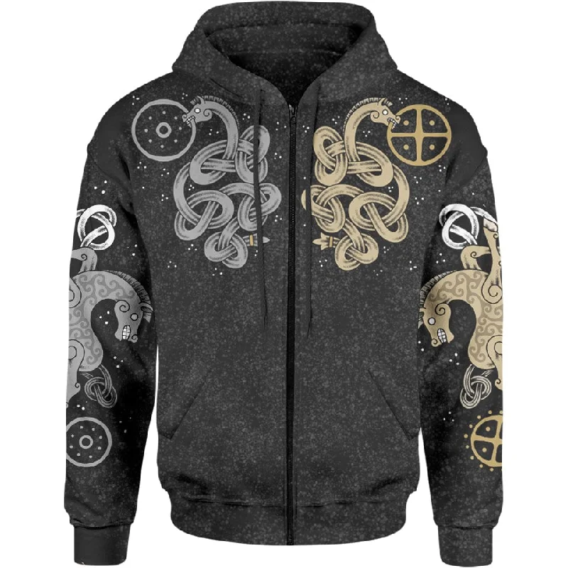 Dagr & Nótt Zip Hoodie