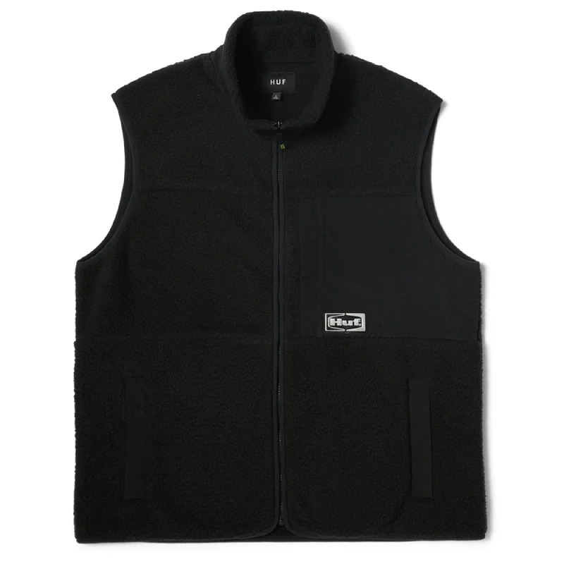 Huf Sonoma High Pile Vest Black