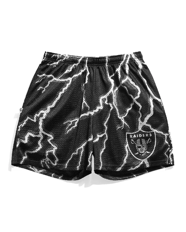 Las Vegas Raiders Lightning Retro Shorts