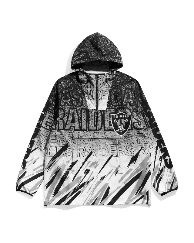 Las Vegas Raiders Sketch Anorak Jacket