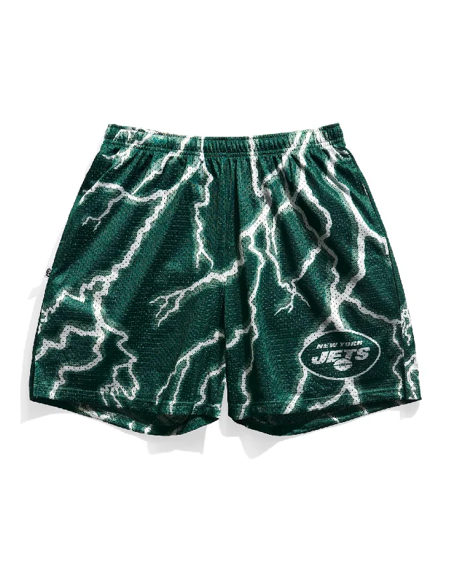 New York Jets Lightning Retro Shorts