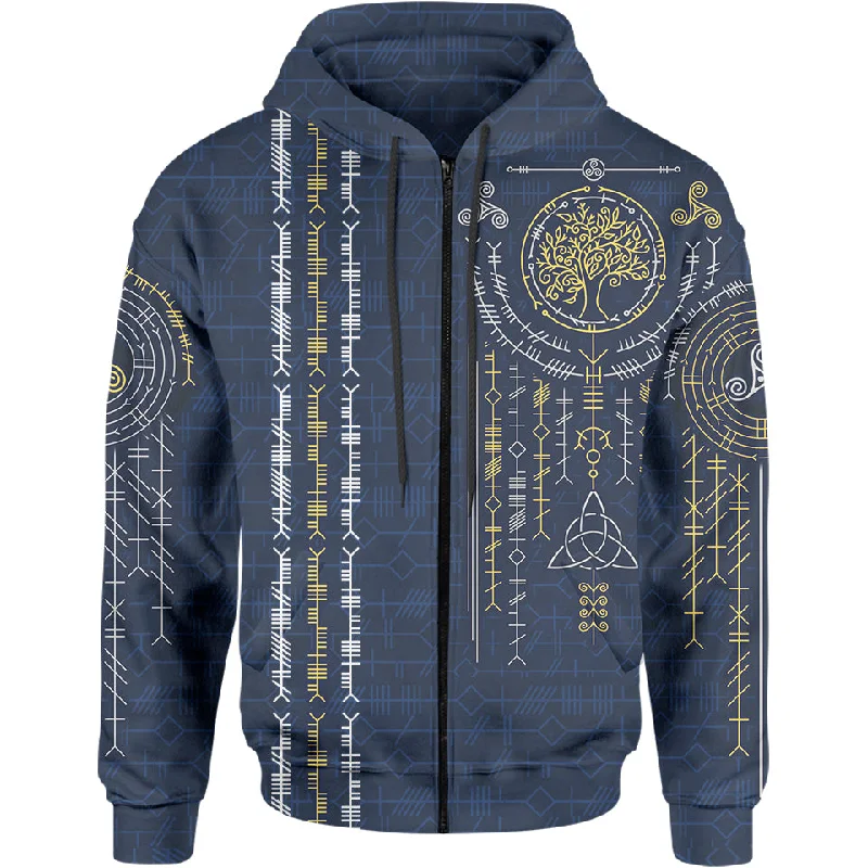 Ogham Zip Hoodie