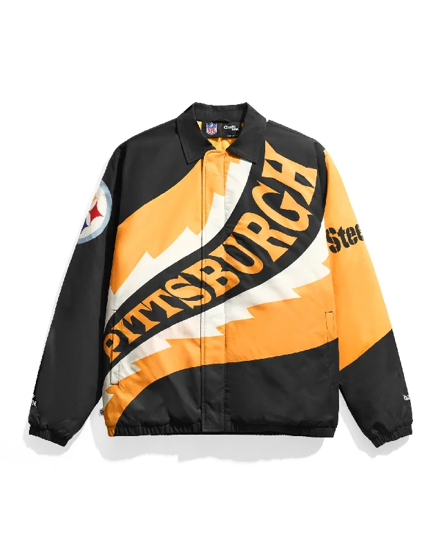 Pittsburgh Steelers Saw Blade Quilted Puffer Jacket