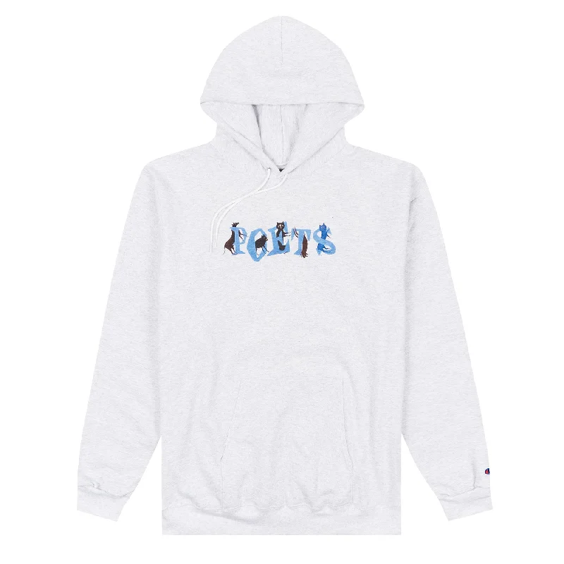 Poets Traylor Hooded Sweatshirt Grey