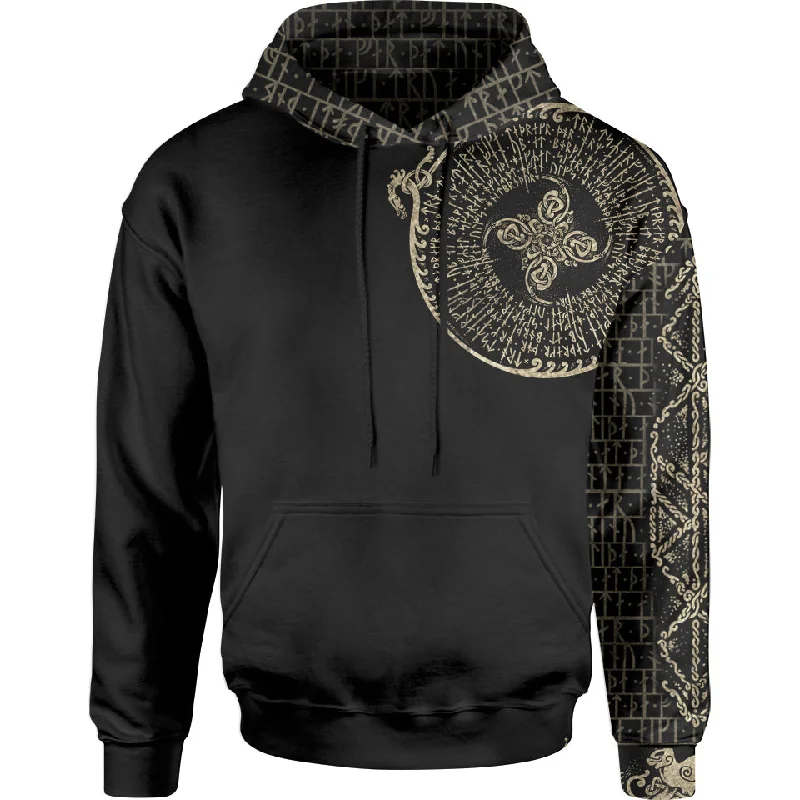 Runes of Thor Zip Hoodie - Stone Edition