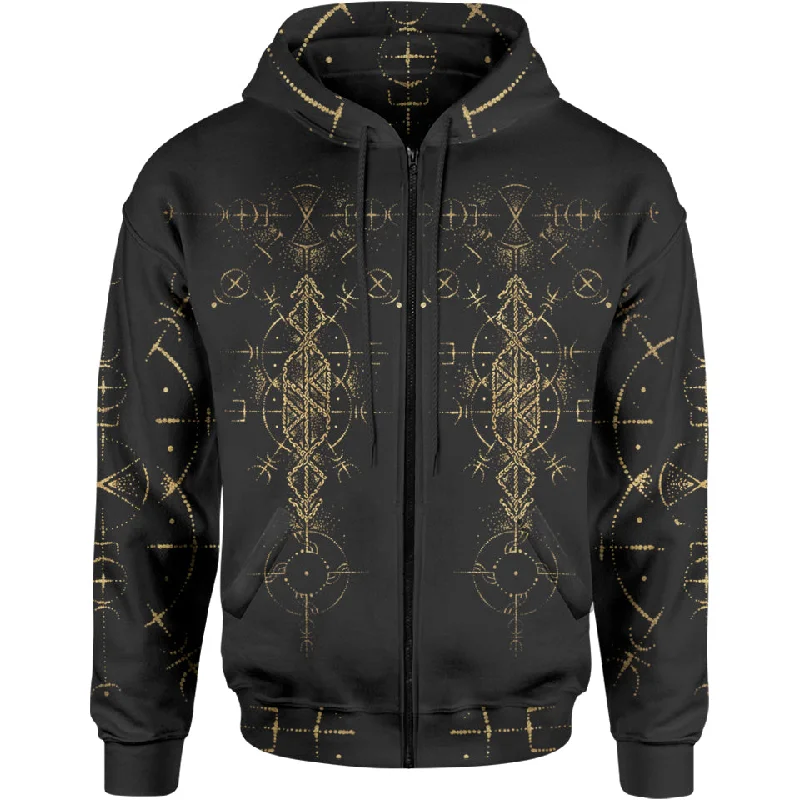 Runes of Thor Zip Hoodie