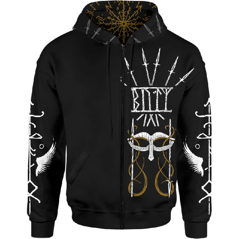 Runes of Valkyrie Zip Hoodie