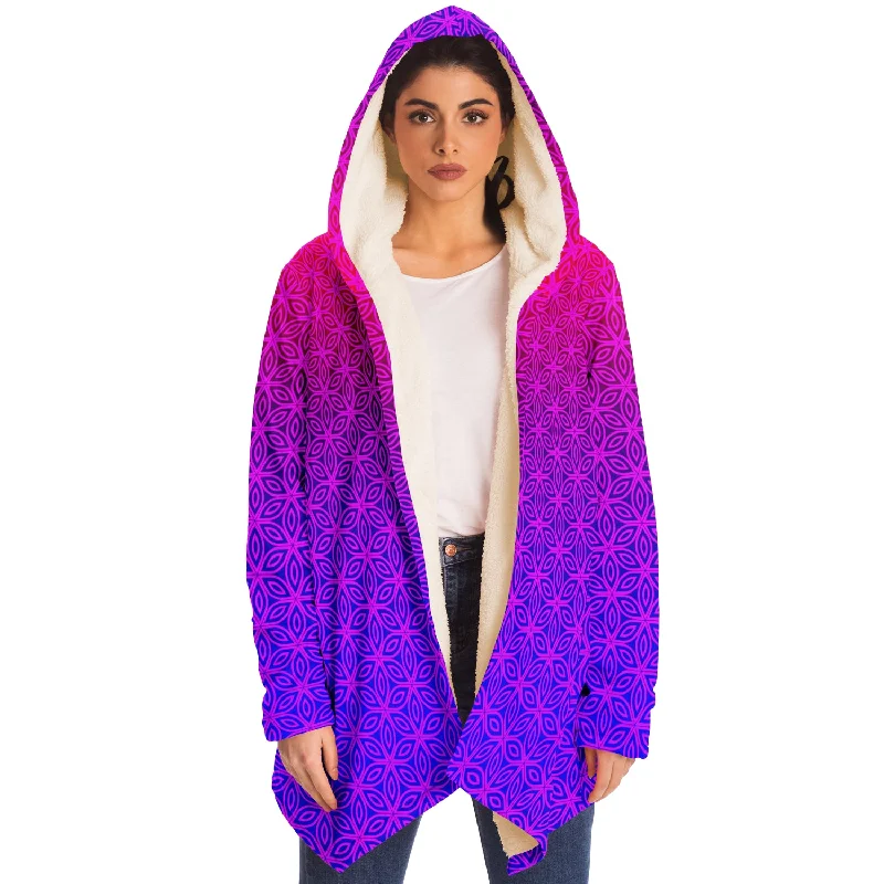 Sacral Bloom Micro Fleece Cloak