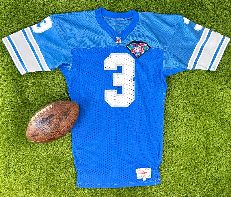 Detroit Lions 1994 Game Issued Kaplan NFL Football Jersey (44/Large)