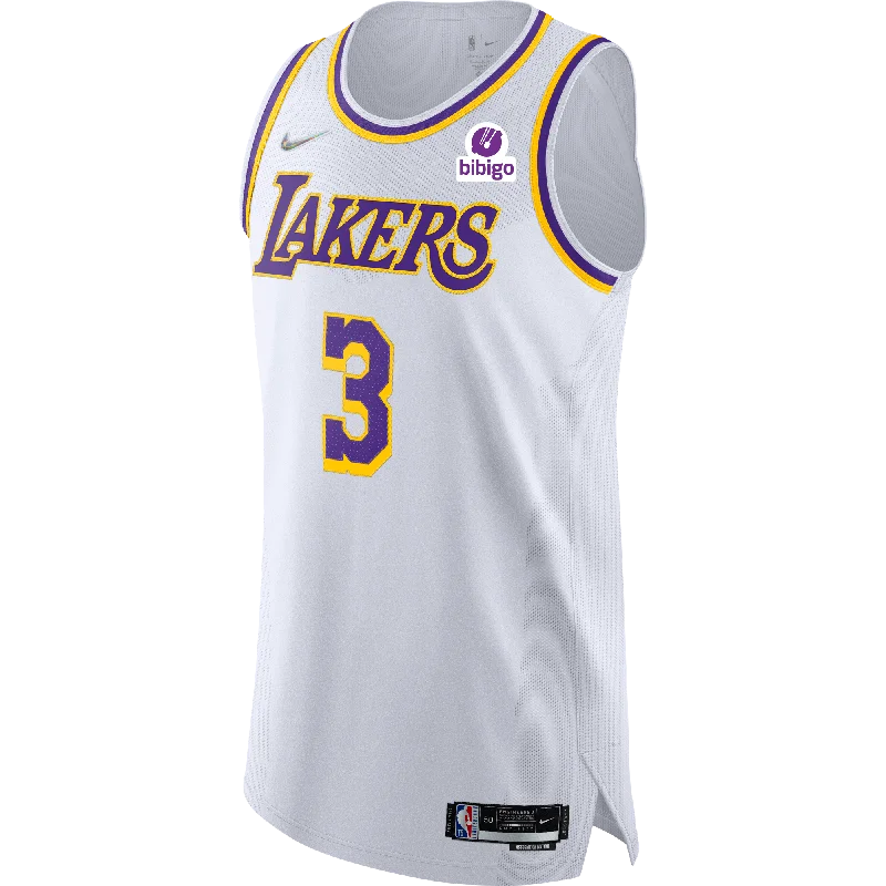 Lakers Anthony Davis 75th Anniversary Authentic Association Jersey