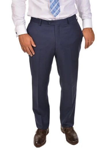 Beautiful Blue Slim Fit Dress Pants