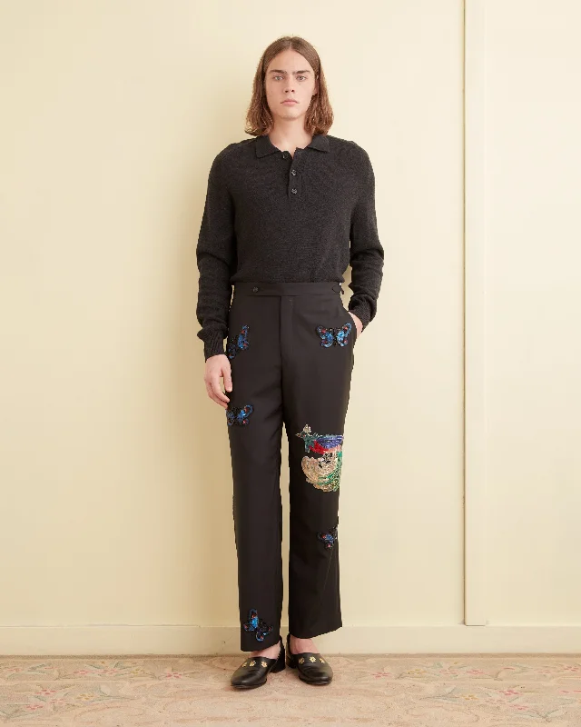 Flying Fauna Tuxedo Trousers