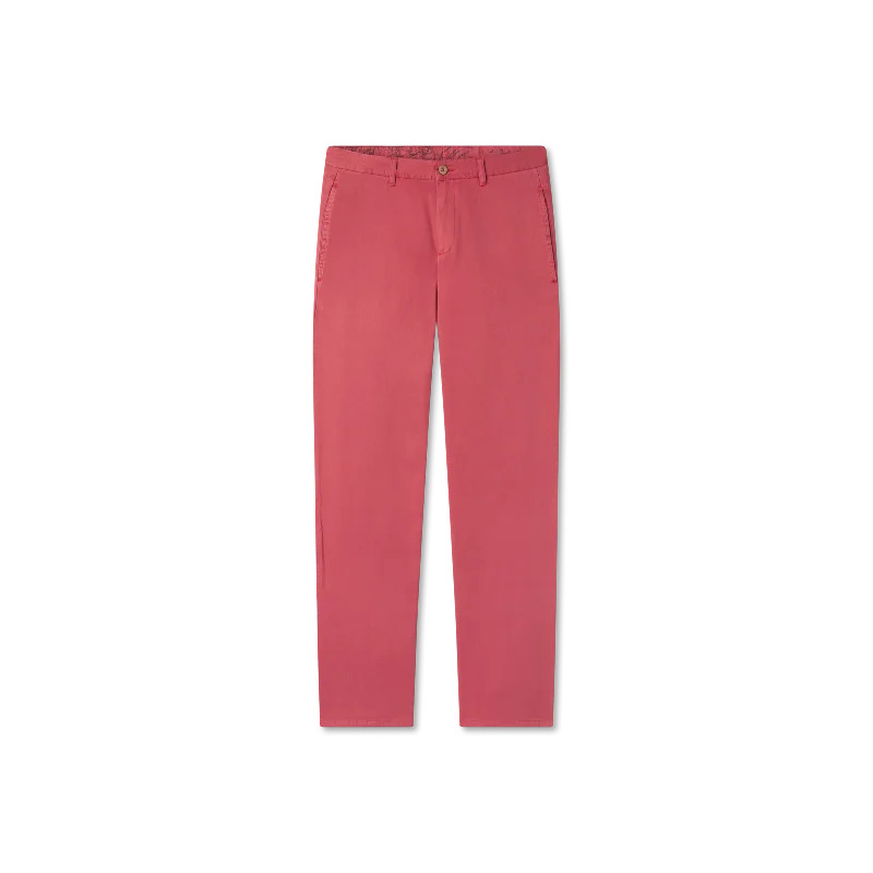 SEAWASH™ Grayton Twill Pant - Washed Red