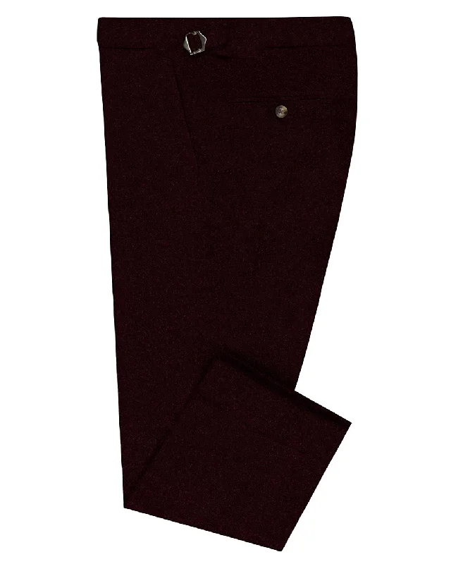 Loro Piana: Maroon Reddish Velvet