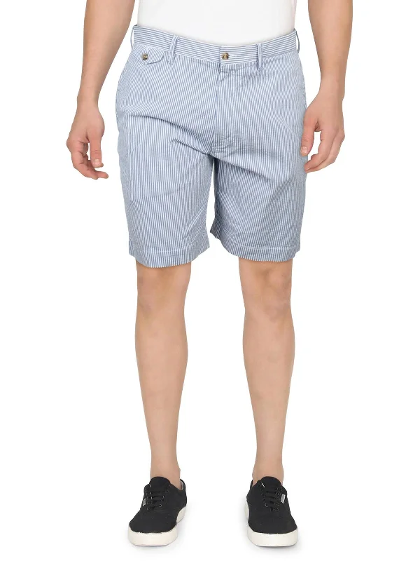 Mens Mid-Rise 9.5" Inseam Casual Shorts